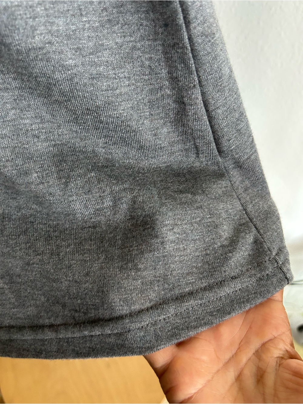 Gray Button-Accent Long Sleeve Top - Picture 5 of 8